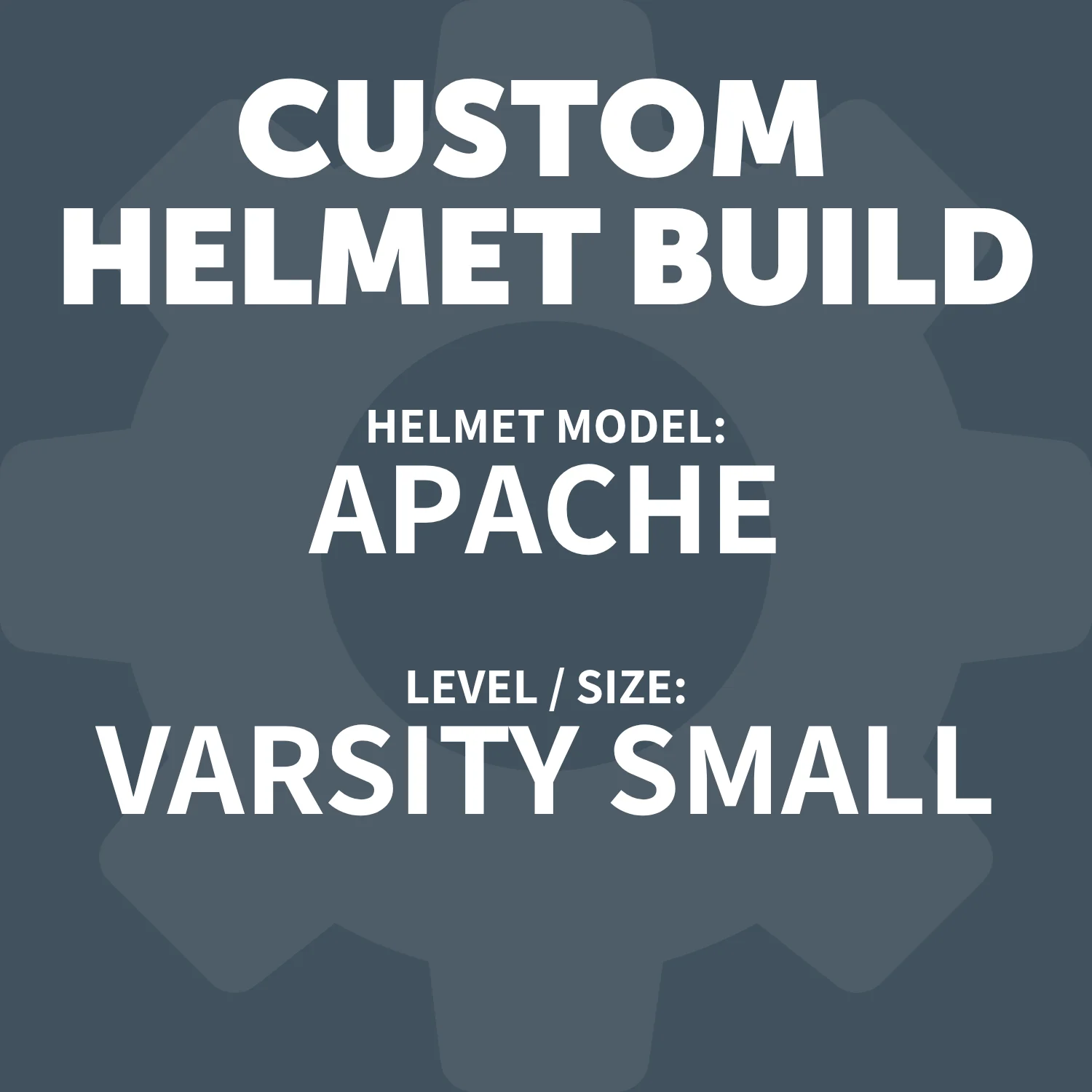 Apache Football Helmet - Image 2
