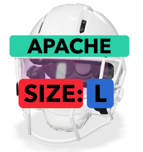 Apache Football Helmet TEST