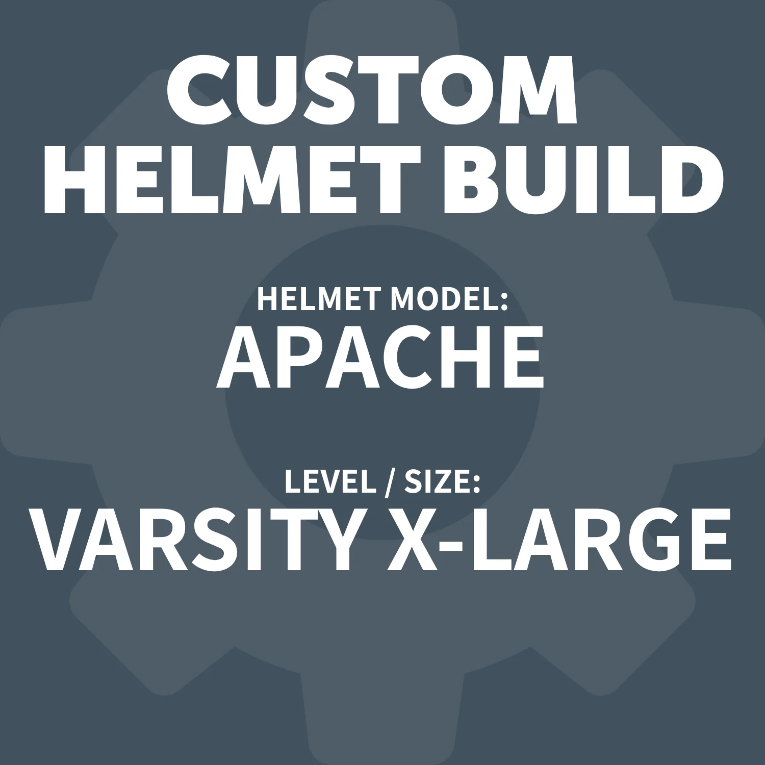 Apache Football Helmet - Image 5